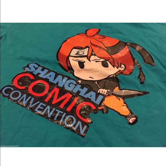 Vintage Shanghai Comic Con Staff Tee Size Medium - Picture 2 of 7